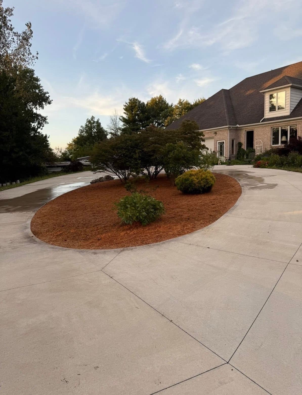 Picture of a median after TEC transformed it